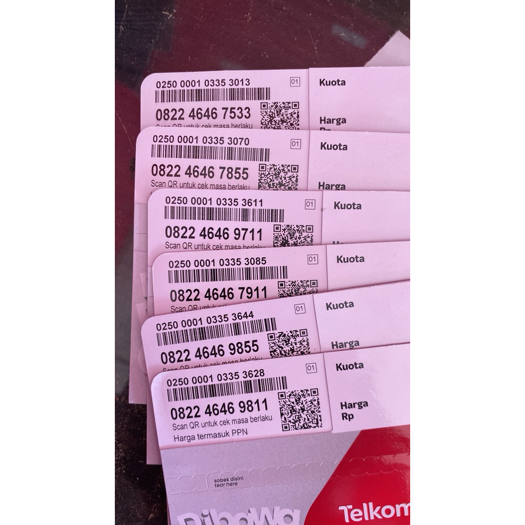 Perdana Telkomsel 3gb 11digit harus registrasi