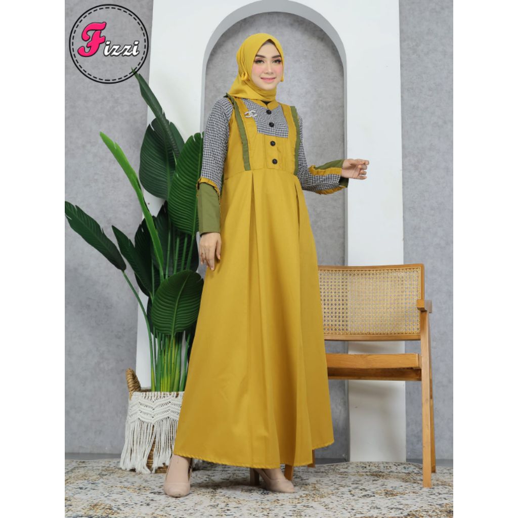 [Promo] Gamis Katun Toyobo By Fizzi Gamis Paling Bestseller