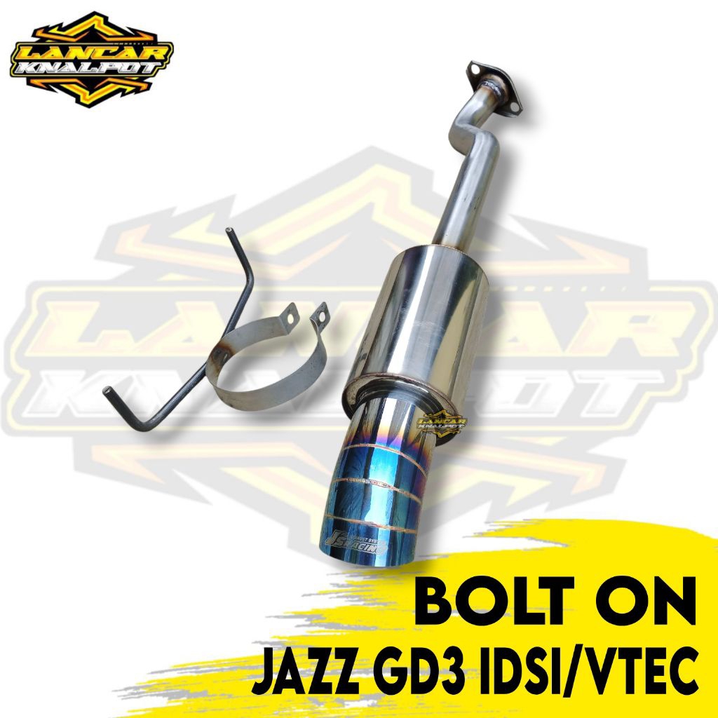 Knalpot Bolt On Jazz GD3 Idsi/Vtec