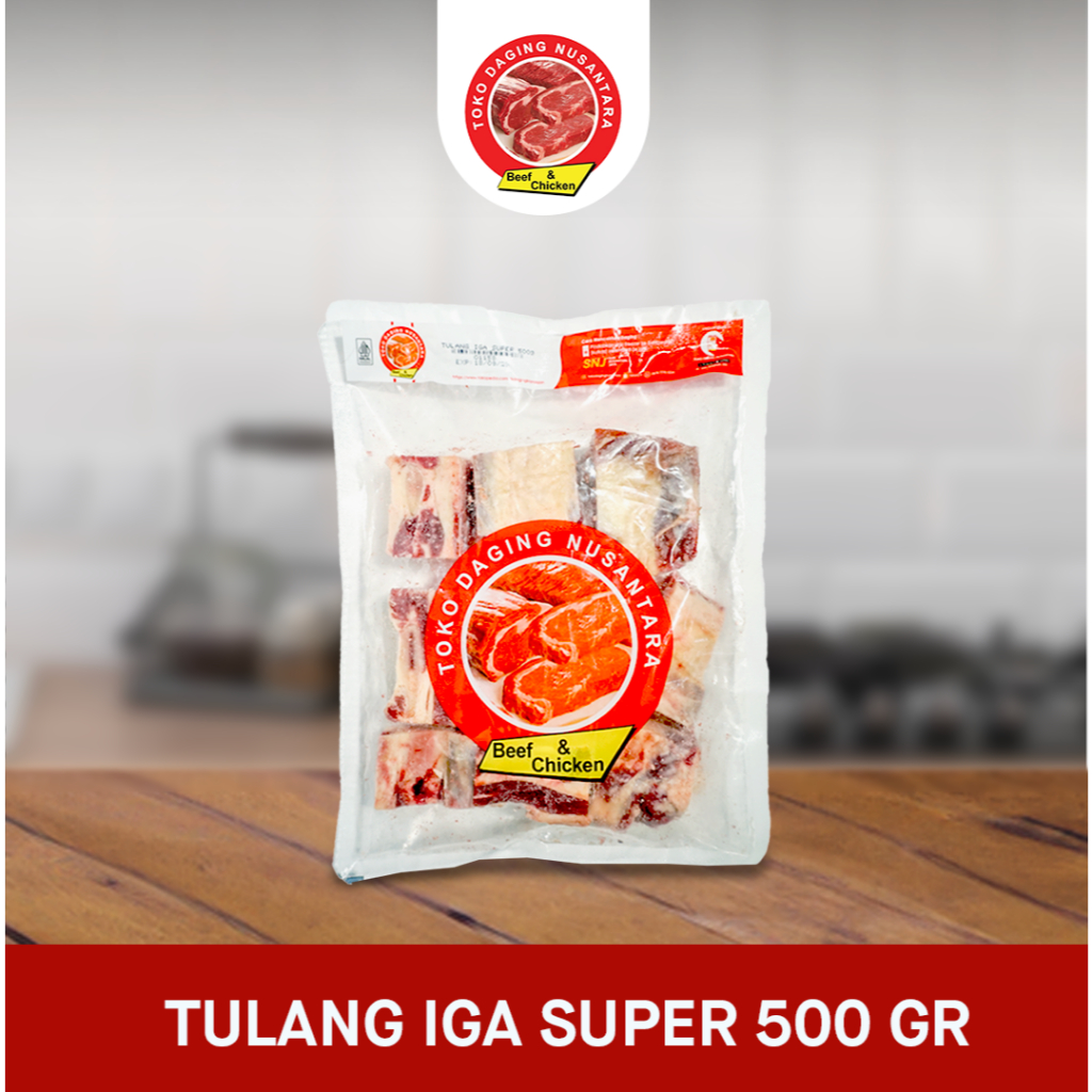 Tulang Iga Super 500 Gram / Tulang Iga Sapi Super Frozen