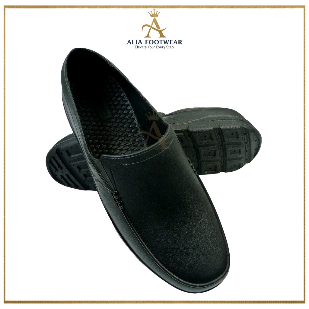 Alia Footwear - Sepatu Slip On Semi Formal Uk 39 - 44 / Sepatu Kerja Kantor Simple / Sepatu Anti Sli
