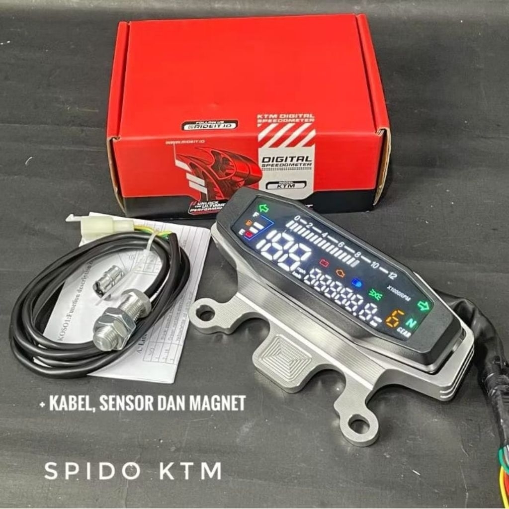 Speedometer Spido ktm mini Digital KTM Gen 2 FULL DIGITAL XC Spido Spidometer Full Indikator Univers