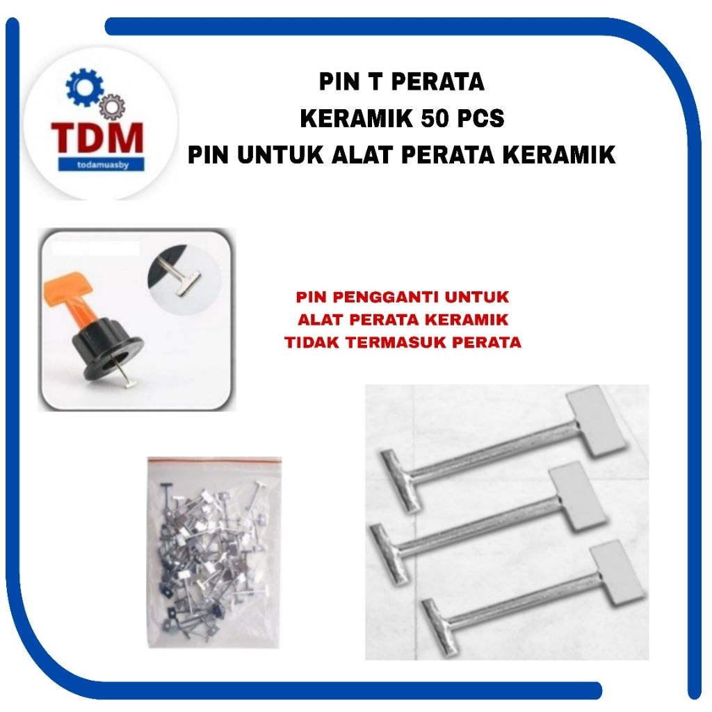 PIN T PERATA KERAMIK/PIN UNTUK PERATA KERAMIK
