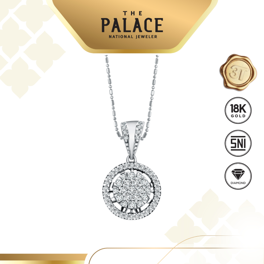 The Palace DJ Pendant / Liontin Diamond White (hanya liontin)