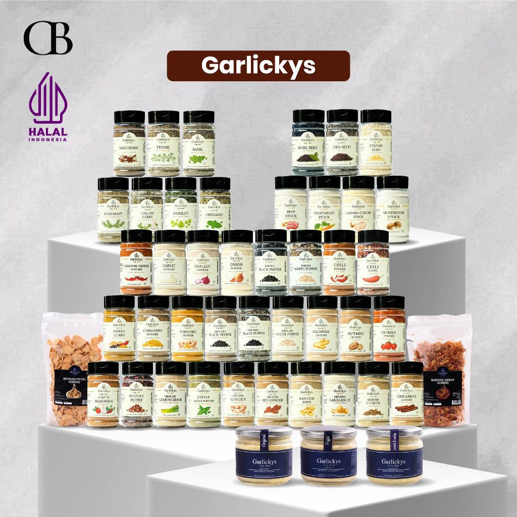Garlickys Rempah-Rempah Dapur Lengkap Premium – Bumbu Masakan Tradisional Nusantara