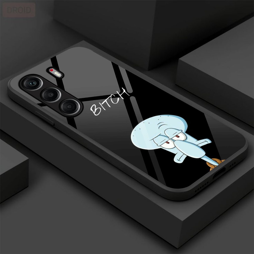 Casing Hp Untuk Tecno Camon 40 / 40 Pro - Fashion Squidward Case Murah Softcase Hardcase Glossy Peli