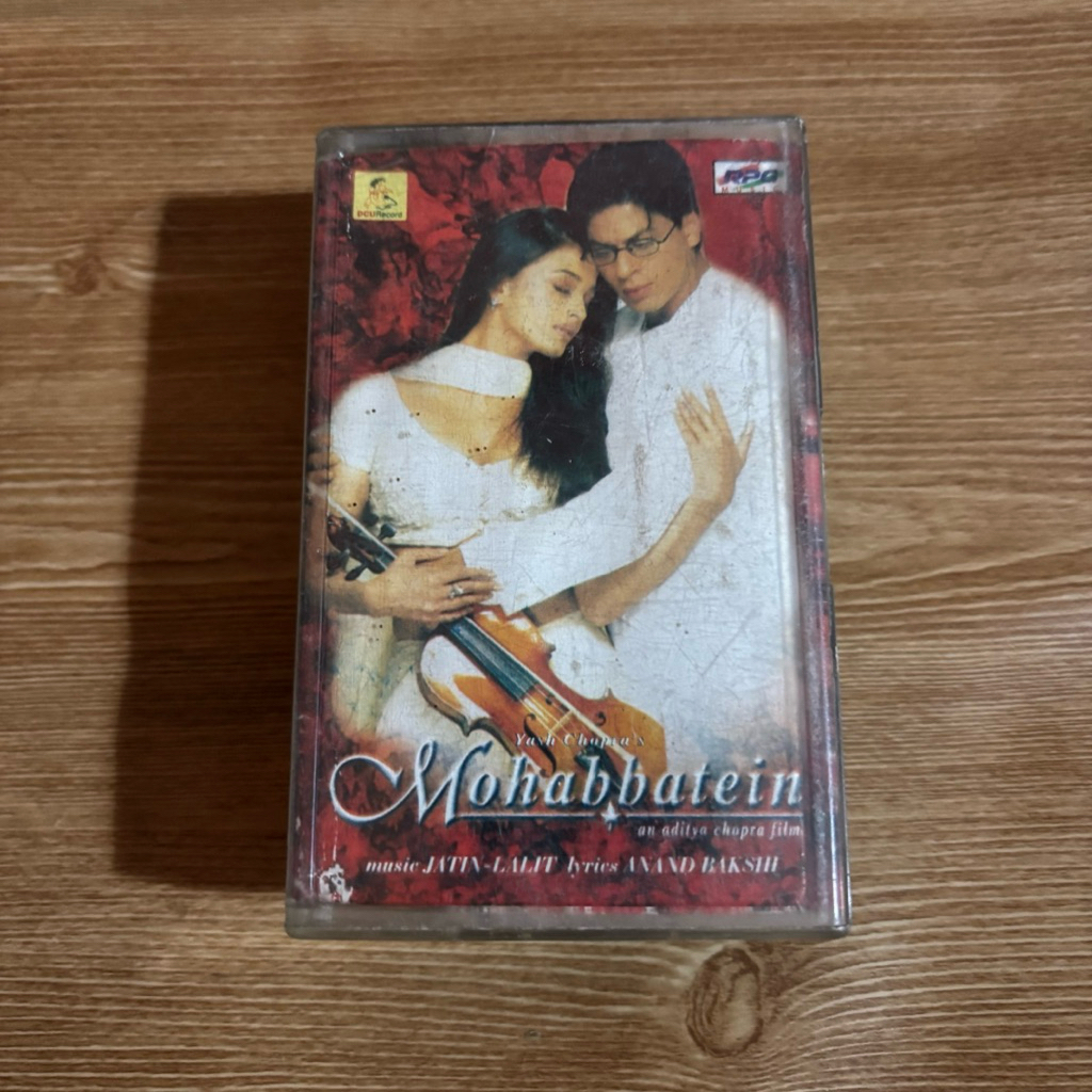 KASET PITA ORIGINAL INDIA BOLLYWOOD MOHABBATEIN KUCH KUCH HOTA HAI OST SOUNDTRACK FILM