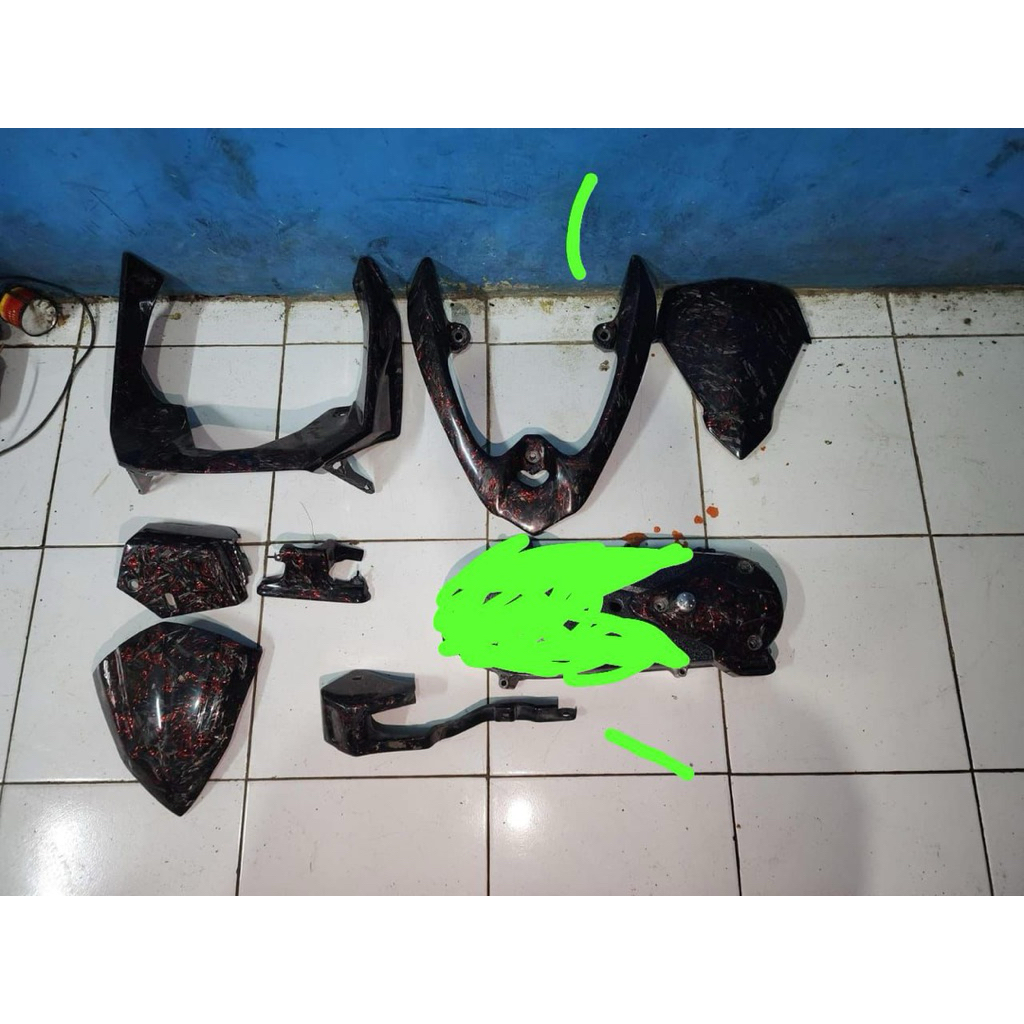carbon body vario led old 125/150