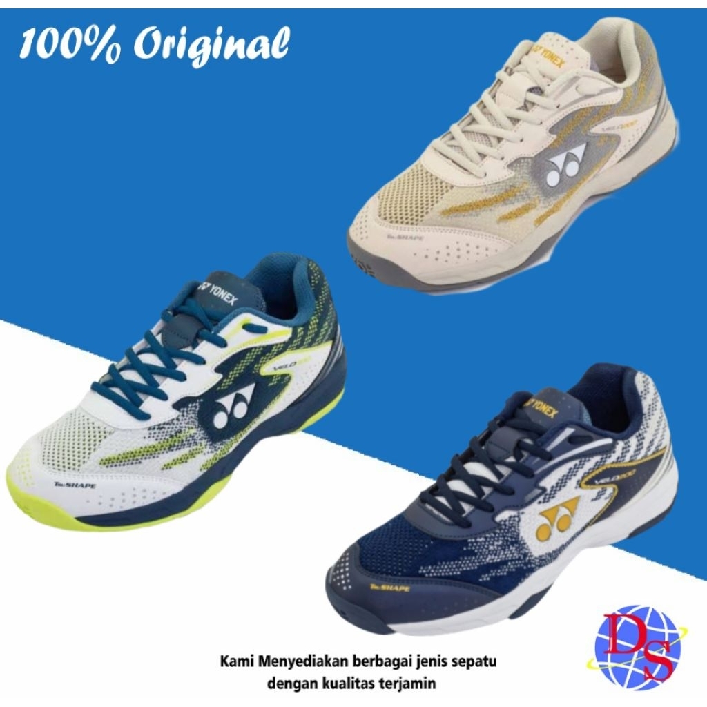 Sepatu Bulu Tangkis Velo 200 Sepatu Olahraga Bulu Tangkis