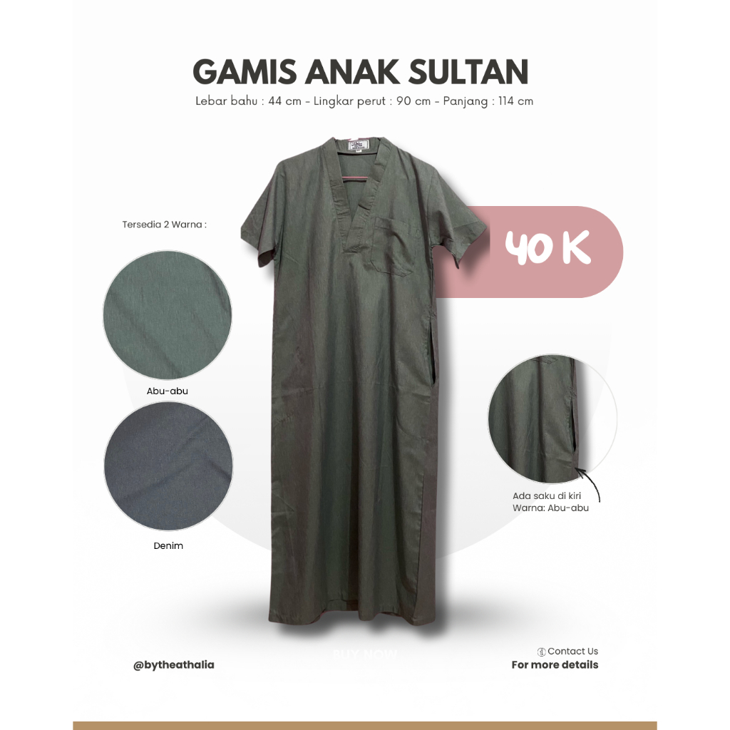 Preloved Jubah Gamis Anak Sultan