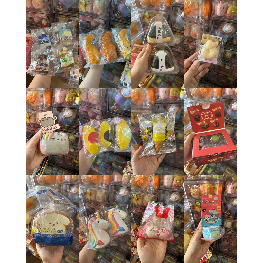 Squishy Sale Coolish, Sunnykitchen, Japan, Mothergarden, Pusheen, Yumeno