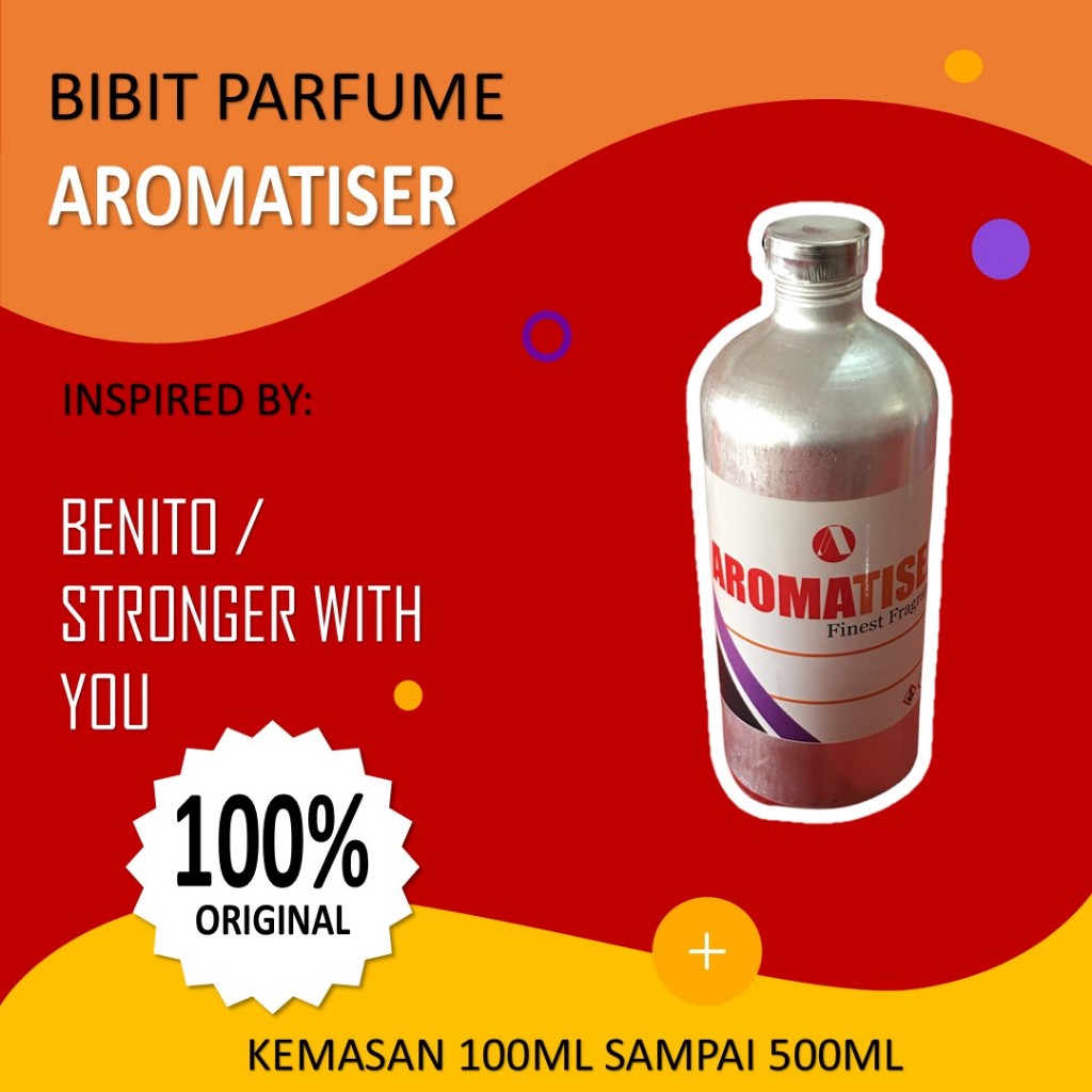 Bibit Parfum AROMATISER BENITO searah dengan GA STRONGER WITH YOU