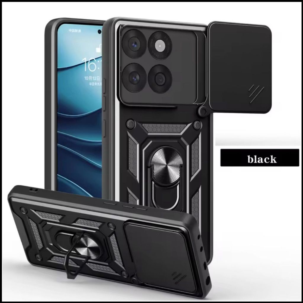 Case Motorola Moto Edge 60 Fusion / G86 Power Gundam Slide iRing Original Hard Case Casing Soft Cove