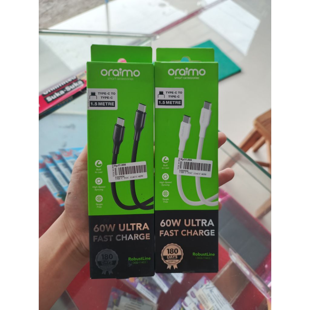kabel data ORAIMO type-C To type-C