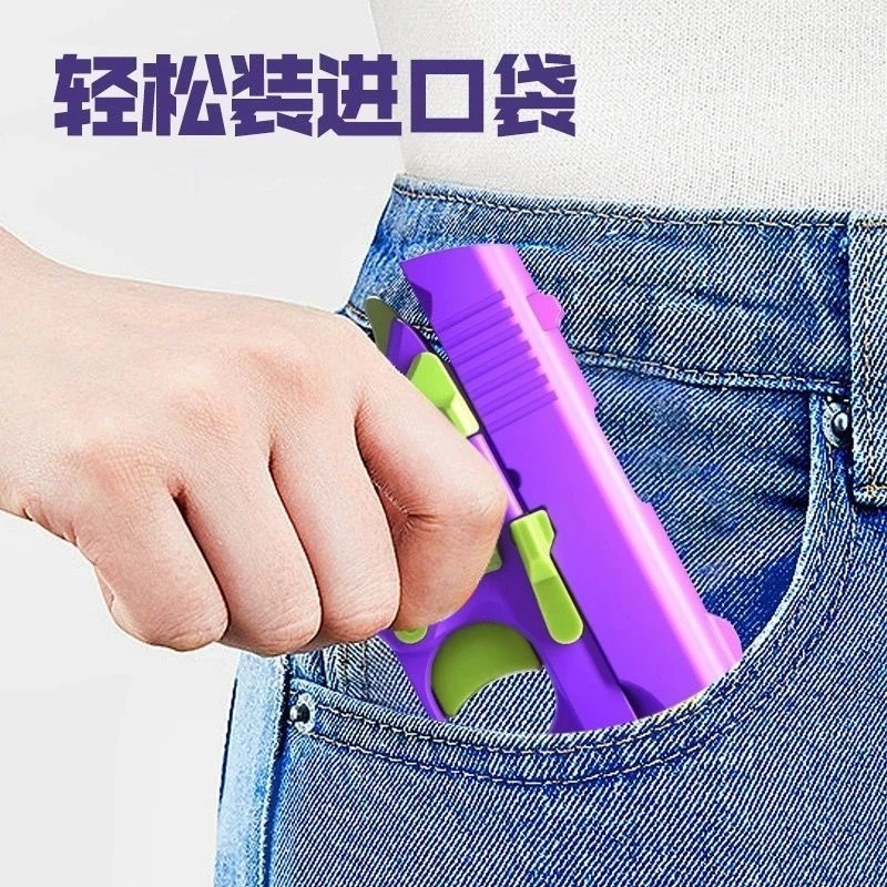 Korek Spinner Model Pistol Mini Lighter Bara BR PS 4236