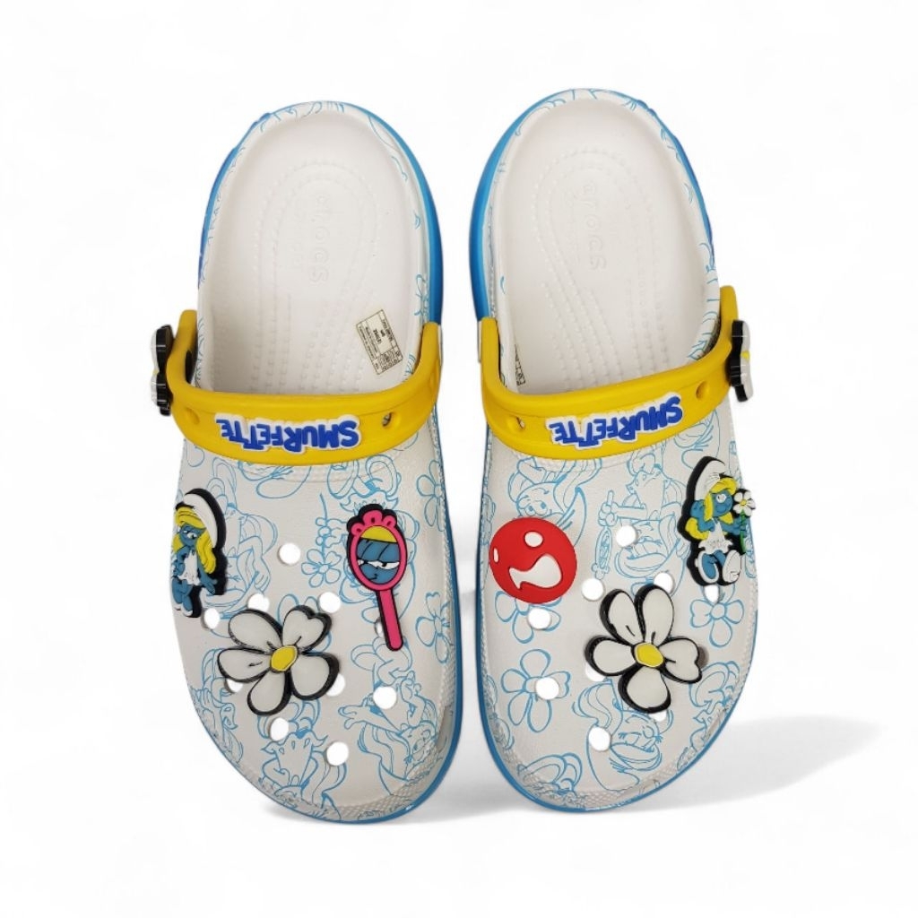 Sandal Classic Platform X Smurf Womens/Sandal Wanita/Sandal Classic Platform Smurf