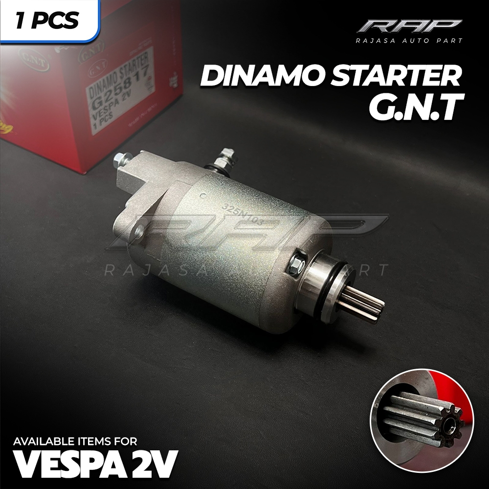 DINAMO STARTER VESPA 2V STANDAR G25817 GNT DINAMO STATER VESPA 2V GNT