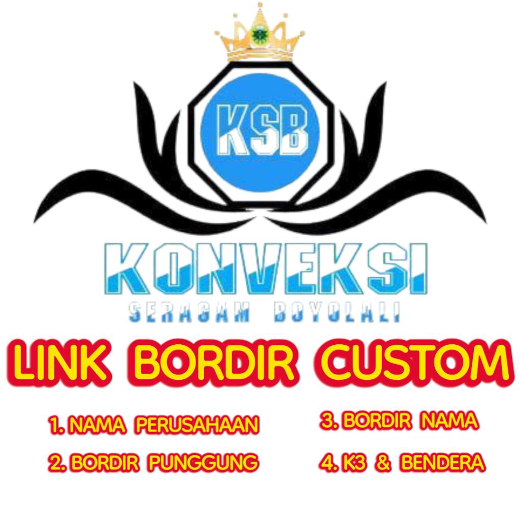 BORDIR CUSTOM BAJU SAFETY - CUSTOM BORDIR ROMPI SAFETY - BORDIR MENGGUNAKAN KOMPUTER