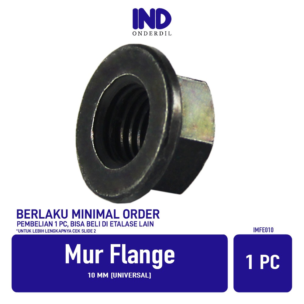 Mur Flange Nut M10/10Mm/10 Mm
