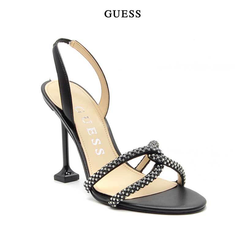 LADIES SHOES MEOMIS BLK01 (F24) - HEELS -  SEPATU GUESS ORIGINAL WANITA