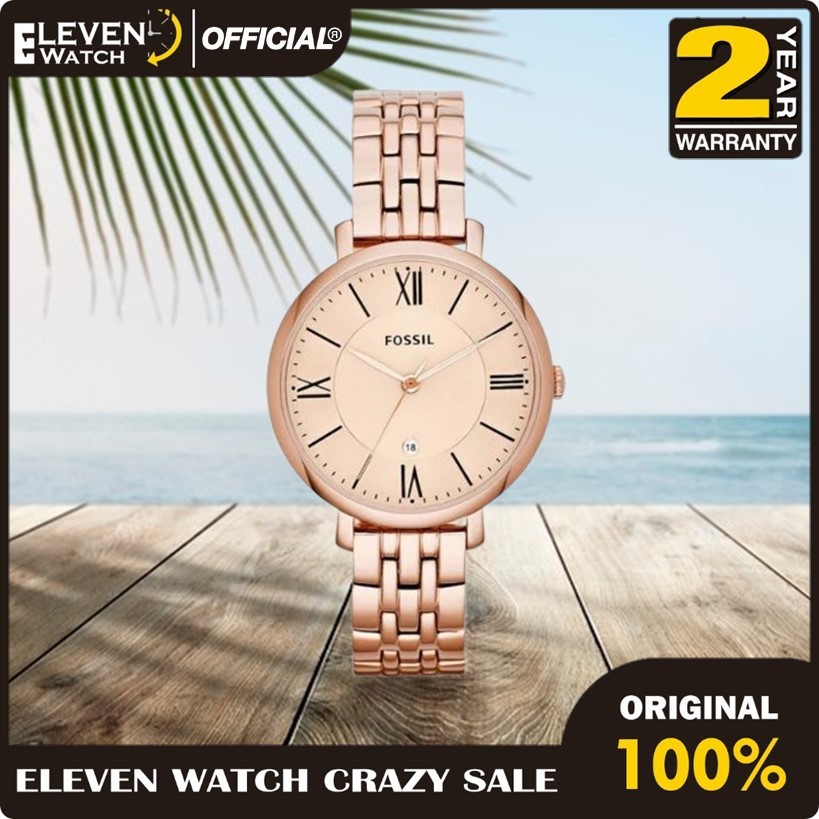 [Promo] Jam Tangan Wanita FS ES3435 / ES 3435 Jacqueline Stainless Steel Strap Garansi 2 Tahun [COD]