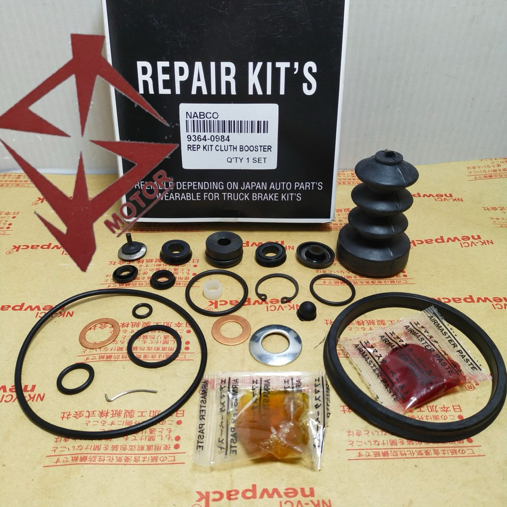 REPAIR KIT CLUTCH BOSTER KIT ATAU CLUTCH BOSTER KIT SIL BOSTER ASSY HINO LOHAN 9364-0984 MADE IN JAP