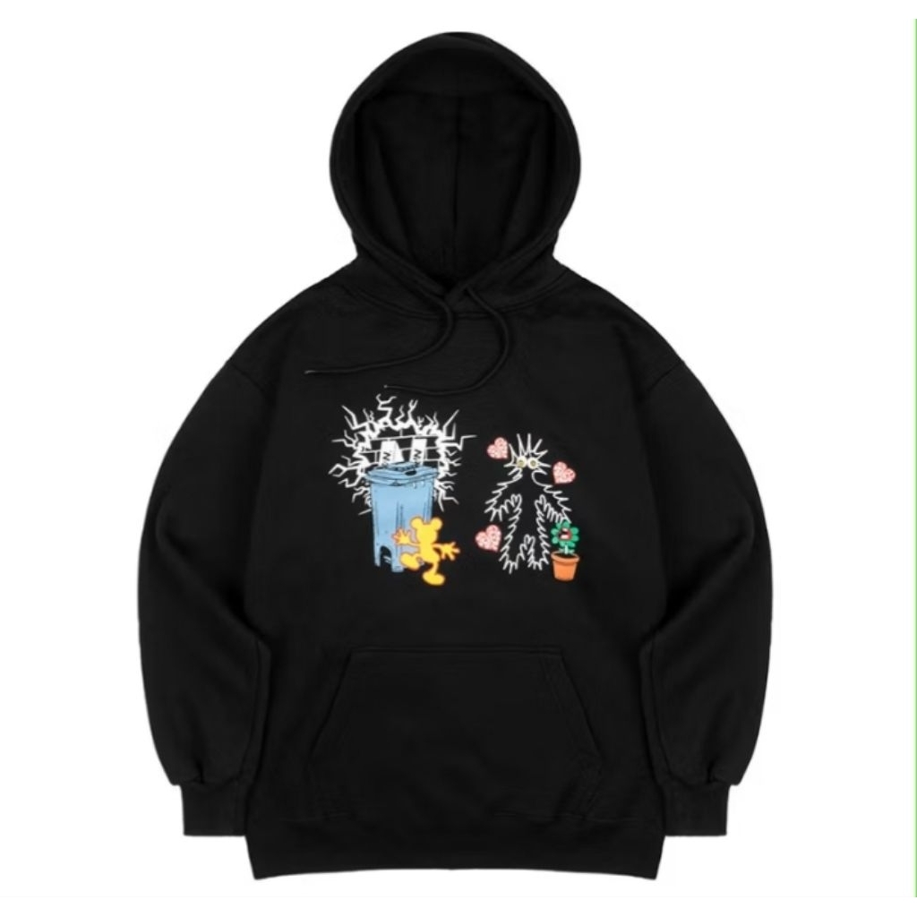 HOODIE NRDN BLACK SIZE L