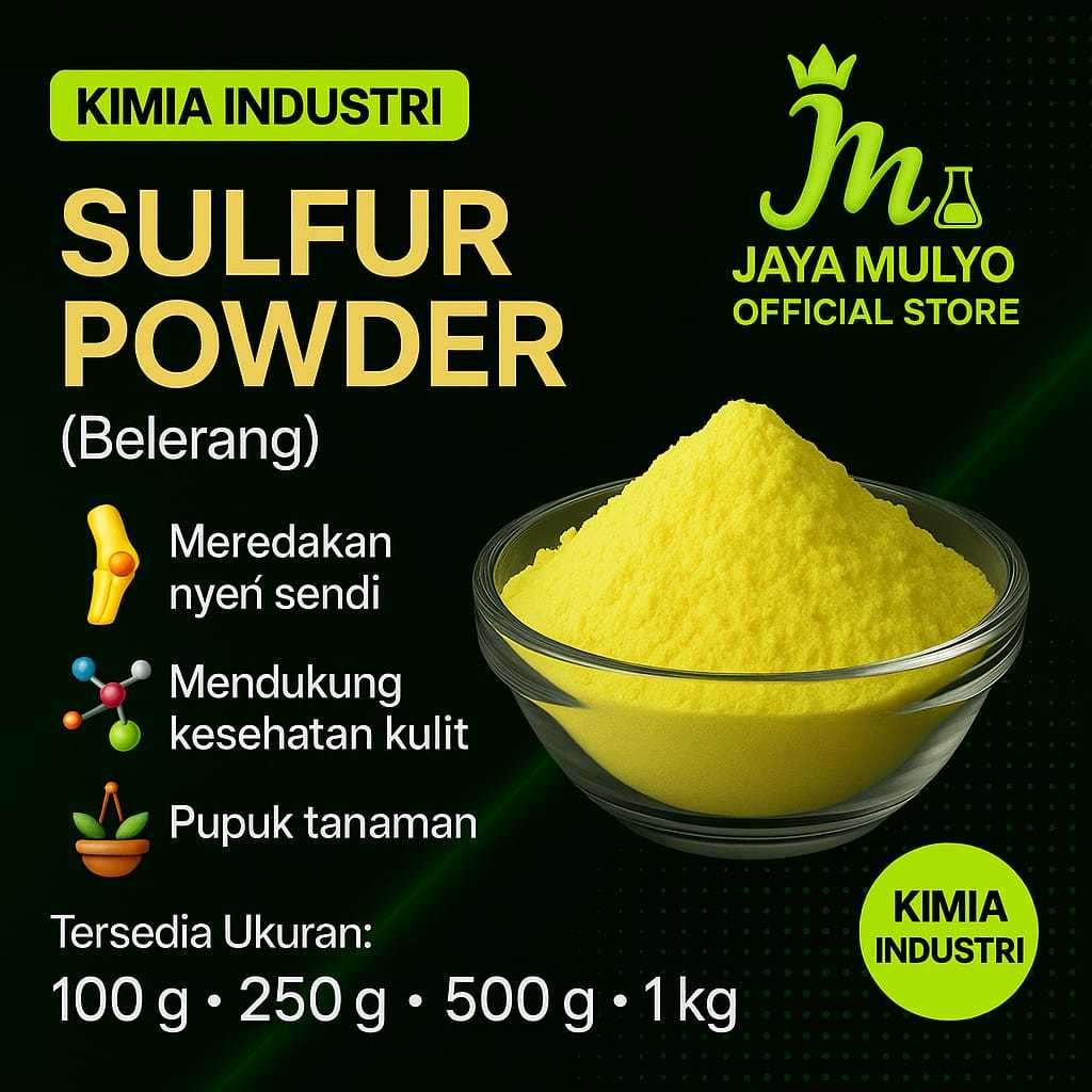 Sulfur Powder 100 gr / Belerang