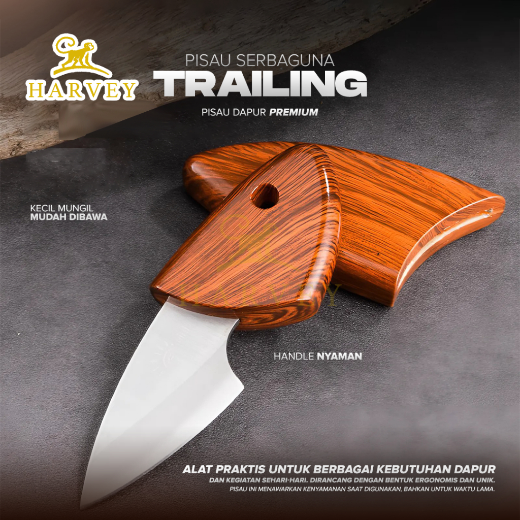 Pisau Mini Dapur Serbaguna / Pisau Unik Serbaguna Trailing