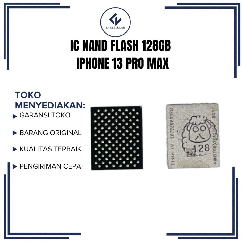 IC NAND FLASH IP 13 PRO MAX 128GB/256GB/1TB ORIGINAL NEW