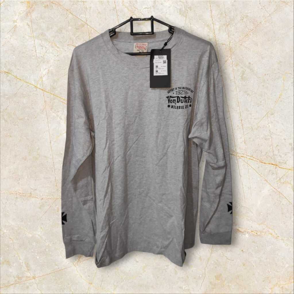Von Dutch Longsleeve 1220 Original | Kaos Unisex Lengan Panjang Von Dutch Original Branded Mall