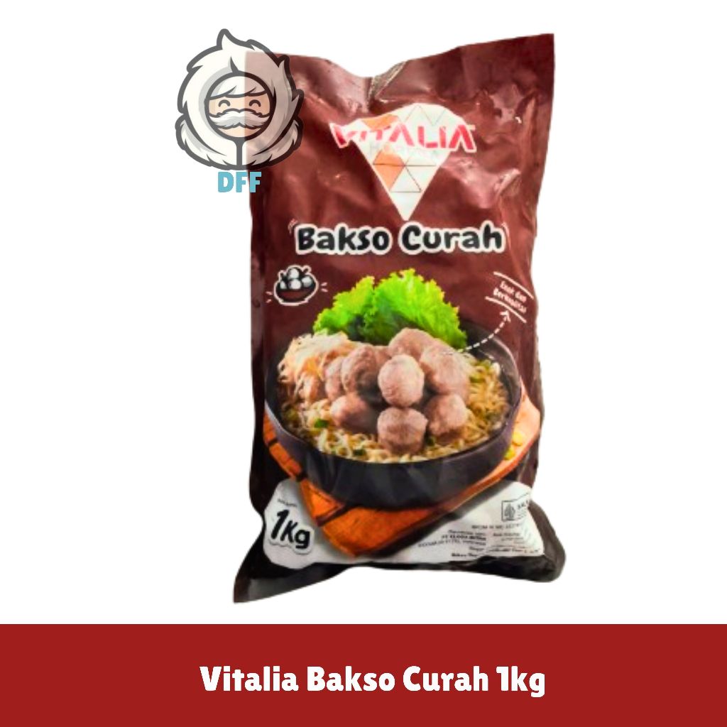 Vitalia Bakso Curah 1kg – Bakso Sapi & Ayam Frozen Ekonomis