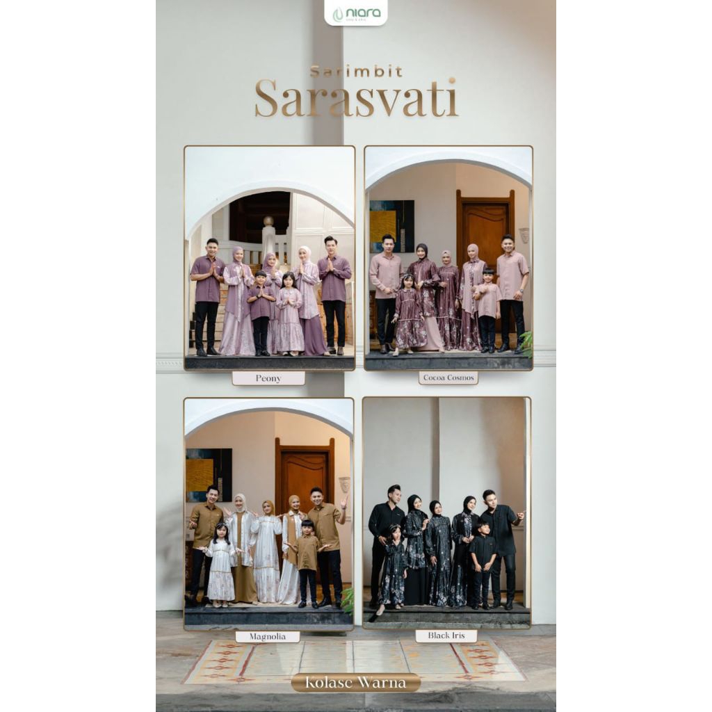 SARIMBIT SARASVATI FAMILY SERIES BY NIARA [ PRE ORDER ]