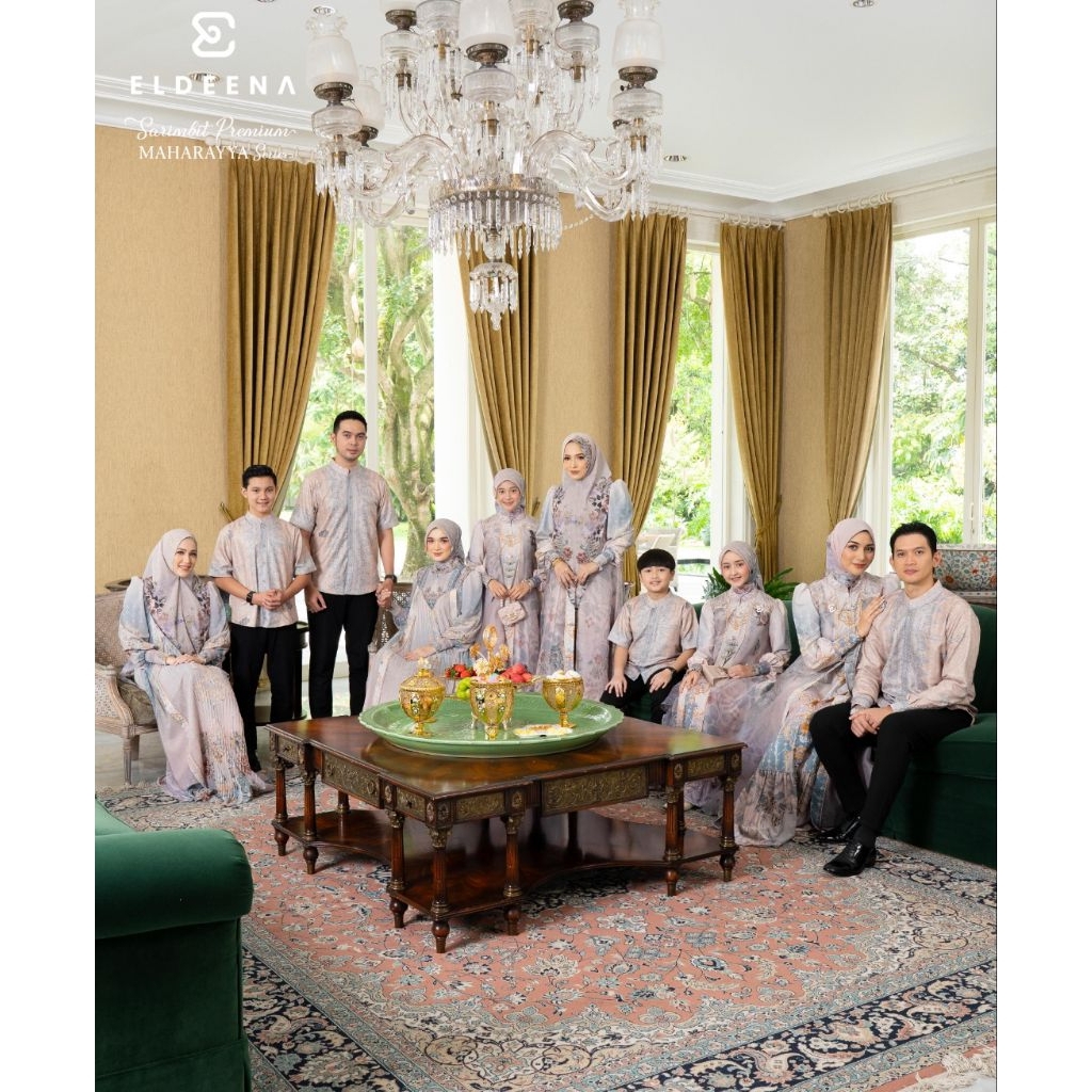 MAHARAYA SARIMBIT ELDEENA SYAR'I couple lebaran 2026 baju couple muslim