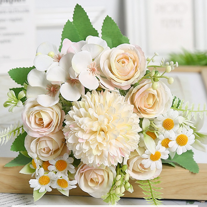 Hiasan Bunga Tiruan Berkualitas Tinggi Hiasan Bunga Kering bunga hiasan ruang tamu-Penjualan grosir