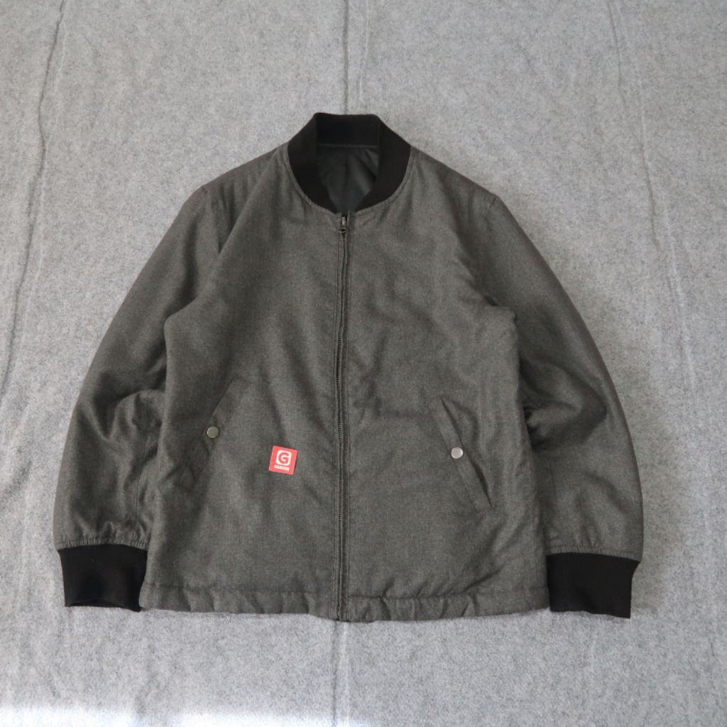 Black Number Reversible Bomber Jacket