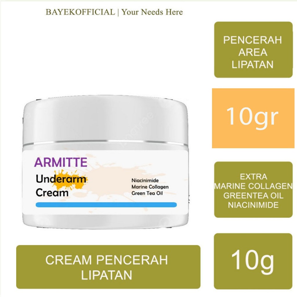 Cream Pemutih Leher Underarm Cream Pemuih Leher Ampuh Memutihkan Leher Krim Leher Armitte