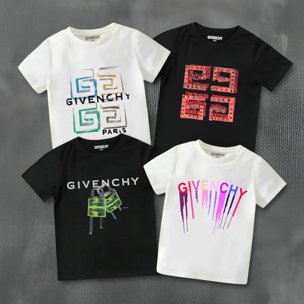 KAOS ANAK USIA 1-12thn GIVENCHY UNISEX KATUN COMBAD