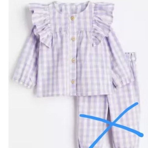 atasan anak perempuan branded sisa EXPORT h*m