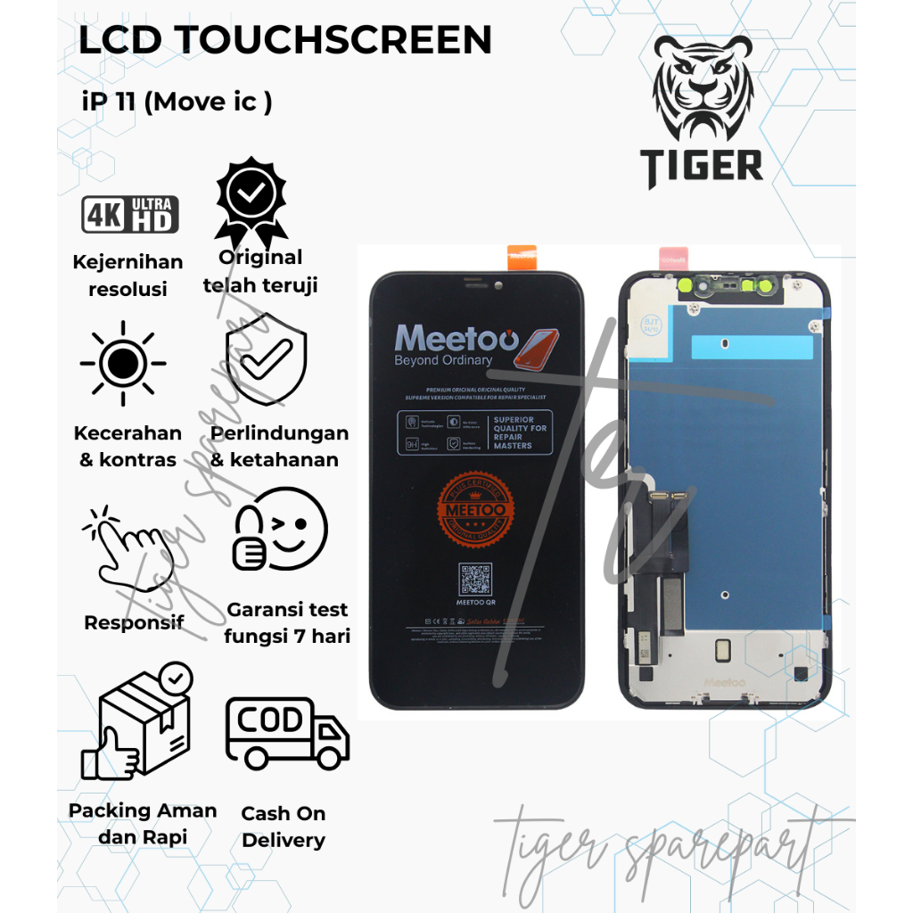 LCD IPHONE 11 - LCD TOUCHSCREEN IPHONE  11 FULLSET