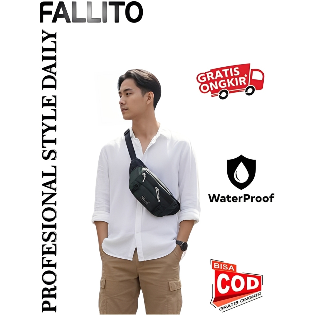 [TERMURAH]Tas Slempang Pria Wanita anti air
