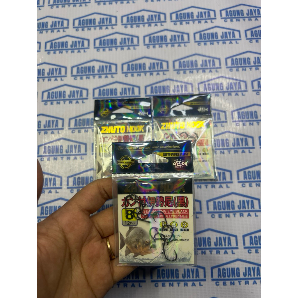 KAIL PANCING ZHUTO HOOK BY STELLA UKURAN 8 9 10 11 | KAIL TAJAM KUAT ANTI KARAT UNTUK LAUT & SUNGAI