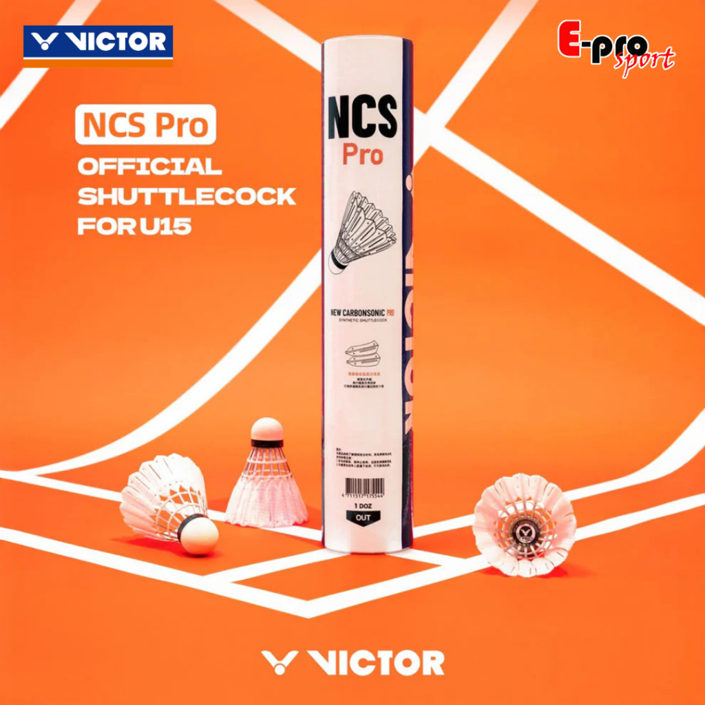 Shuttlecock Badminton Victor NCS Pro / New CarbonSonic Pro / New Carbon Sonic Pro Shuttlecock NCS 20