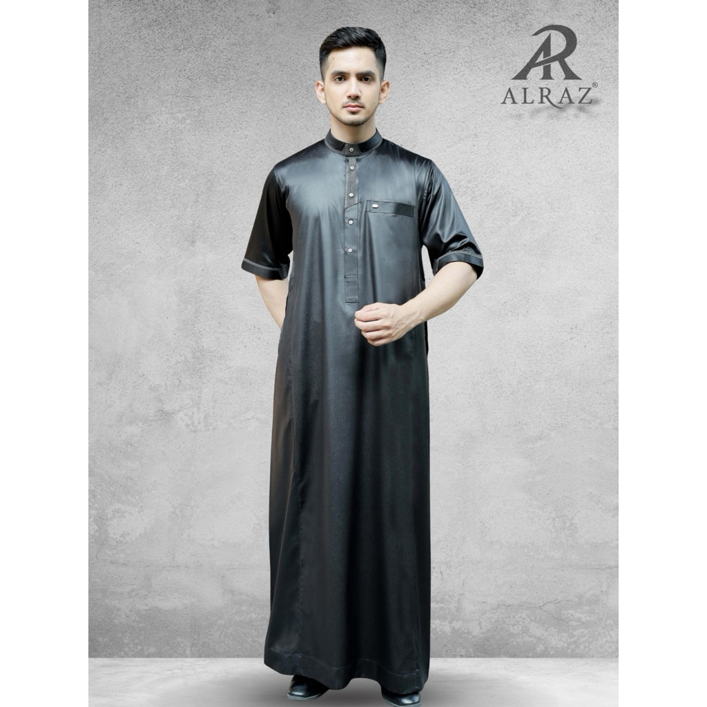 ALRAZ Thobe Korea Lengan Pendek Husein 064