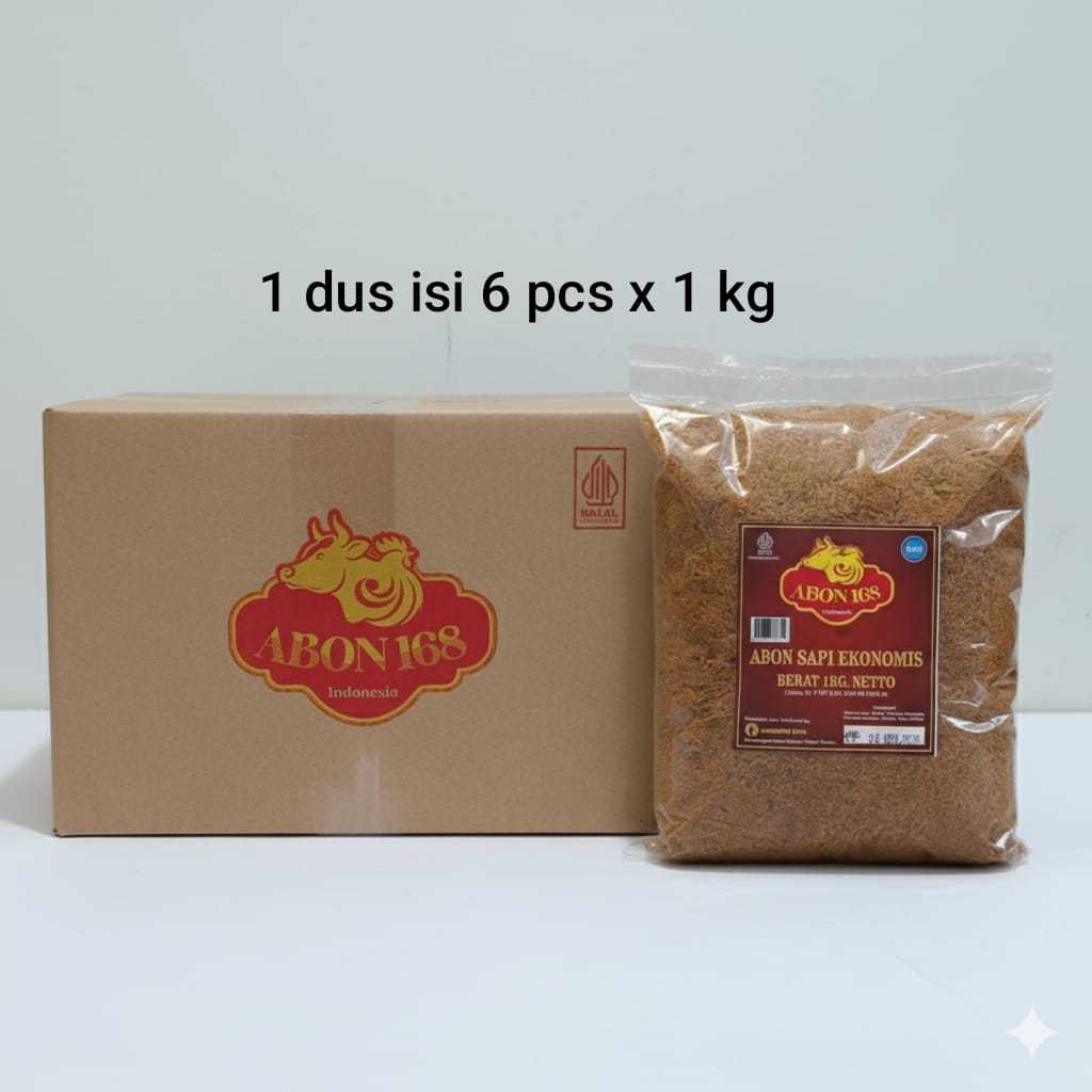 Abon Sapi Asli 100 % daging sapi kualitas terbaik / abon sapi original / abon sapi asli 1DUS isi 6pc