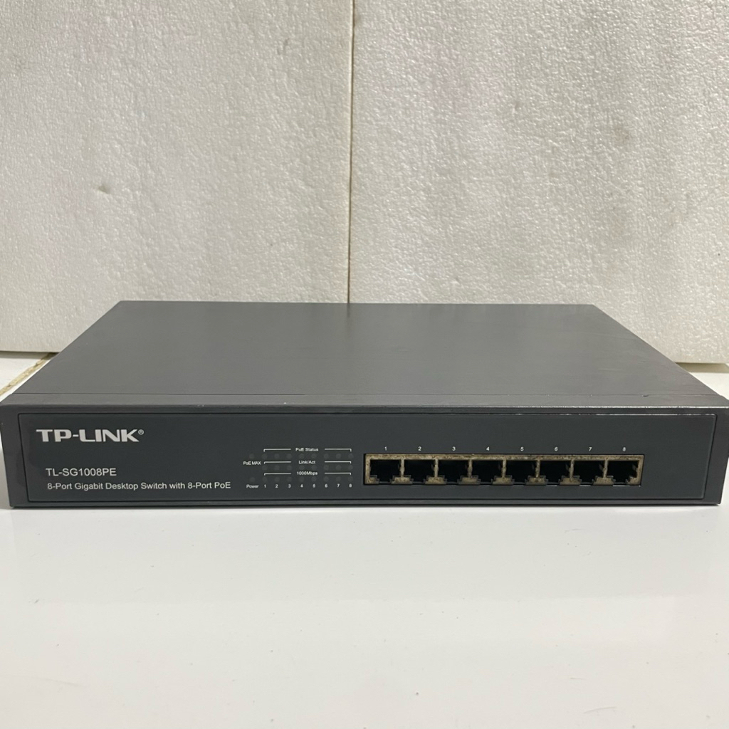TP-LINK TL-SG1008PE 8-Port Gigabit Desktop Switch 8-Port PoE
