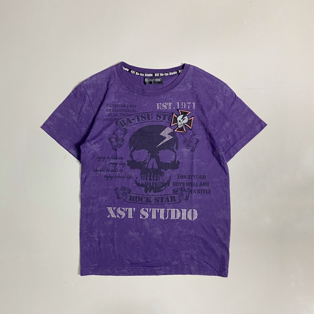 JAPANESE Y2K POEM BATSU STUDIO KAOS VINTAGE