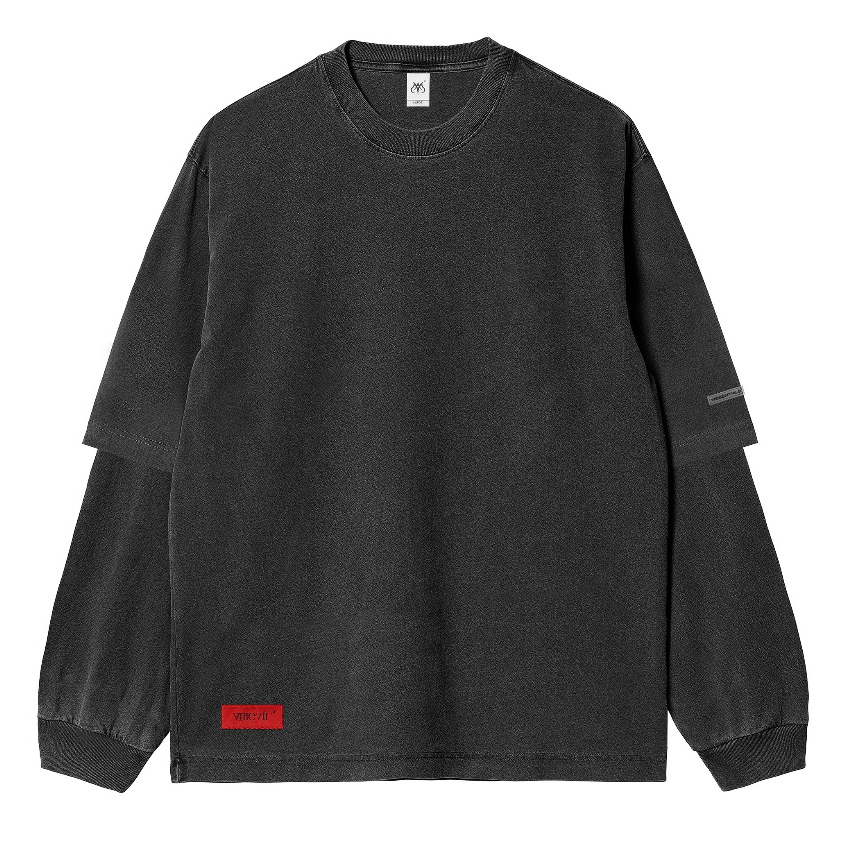 Abigail Clothing - ''HARNES'' - Double Layered Longsleeve T-Shirt