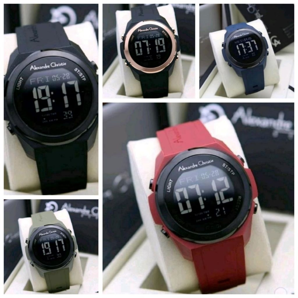 JAM TANGAN UNISEX ALEXANDRE CHRISTIE 9342/AC9342MH/AC9342 DIGI(ORIGINAL)