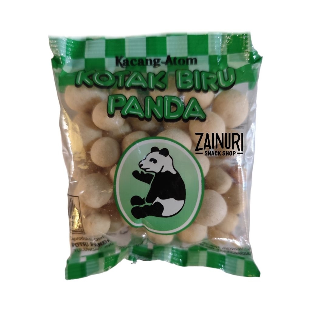 Kacang Atom Kotak Biru Panda 40gr – Snack Renyah Gurih